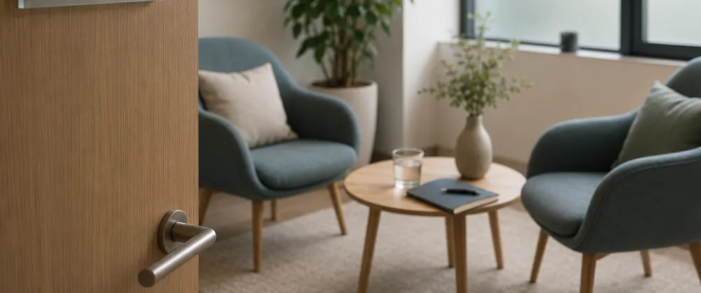 Private space for a confidential consultation